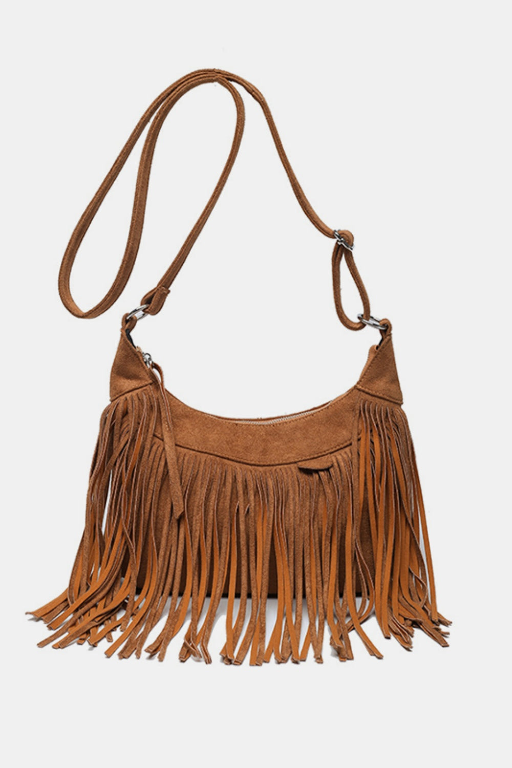 Suede Fringe Handbag